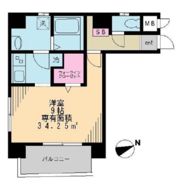 ベルウッド浅草の間取り画像