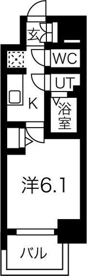 メイクス今池02の間取り画像