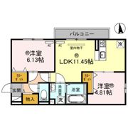 エスポワール瀬田の間取り画像
