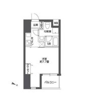 ニューシティアパートメンツ南千住の間取り画像