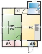 サニーハイツの間取り画像