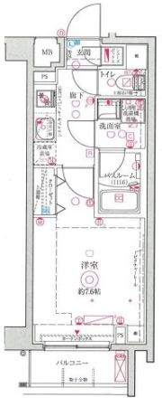 クレヴィスタ武蔵中原Ⅱの間取り画像