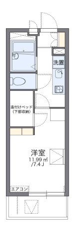 レオパレスリヴェールの間取り画像