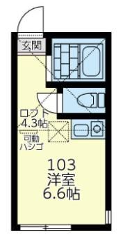 ユナイト野川 ラヴィアンローゼの間取り画像