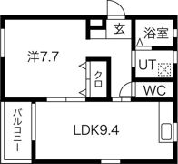ハーヴェストVIの間取り画像