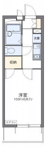 レオパレスタンポポの間取り画像