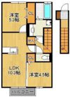 メゾンパークス白岩の間取り画像