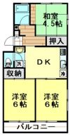 三芳グリーンハイムの間取り画像