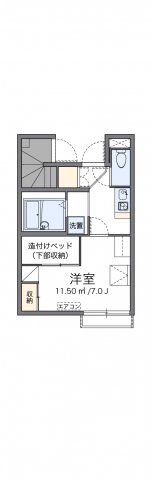 レオパレスパワーハウスの間取り画像