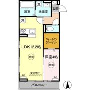 カルテット A棟の間取り画像