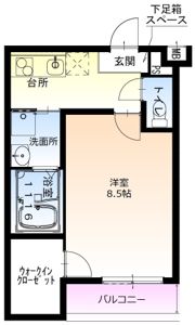 フジパレス十三北Ⅱ番館の間取り画像