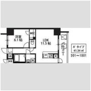 S-RESIDENCE新大阪駅前の間取り画像