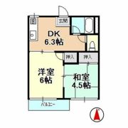 フォーブルサフランA・Bの間取り画像