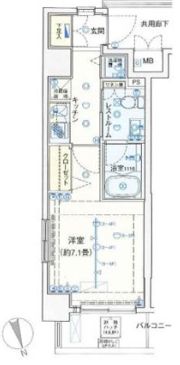 バージュアル大森の間取り画像