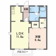 ラポール桜井の間取り画像
