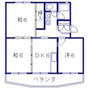サンハイム富士見の間取り画像