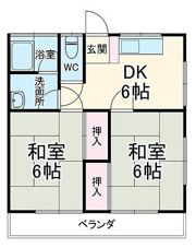 陽輝荘の間取り画像