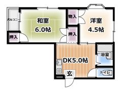 カールハイツ寝屋川Ⅱの間取り画像