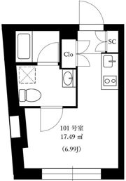 FARE西新宿Vの間取り画像