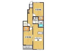 ラック福浜の間取り画像