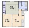 コーポラス横井B棟の間取り画像