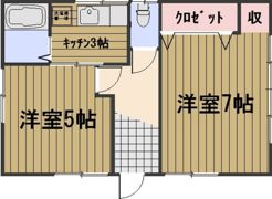 神田貸家の間取り画像