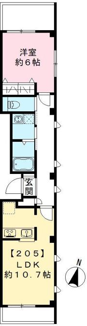 Vieuno八雲 ビューノヤクモの間取り画像