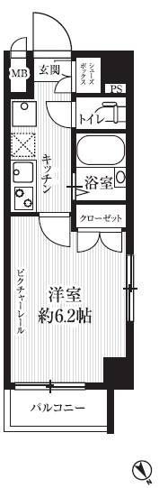 HF武蔵小山レジデンスの間取り画像