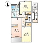 クレアAの間取り画像