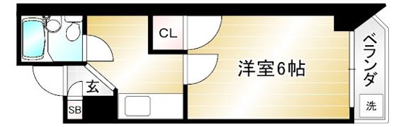 エバグリーンヴィラ堀川の間取り画像