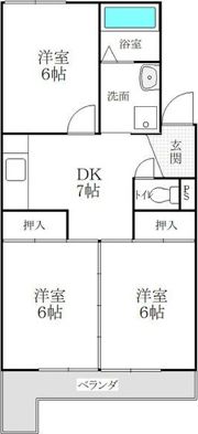 CORPO SHINYASHIKIの間取り画像