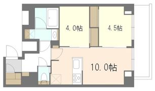 S-RESIDENCE原木中山azureの間取り画像