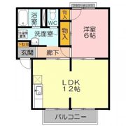 ハイツソアニエの間取り画像