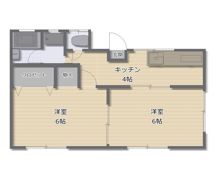 川井アパートの間取り画像