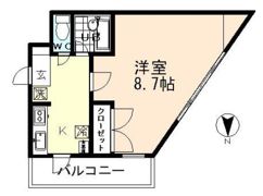 ラフィネ五福2の間取り画像