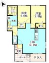 アルクス長束の間取り画像