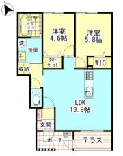 アルクス長束の間取り画像