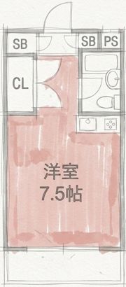 エスポワールミヤビの間取り画像