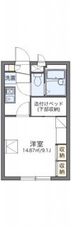 レオパレスZⅠの間取り画像