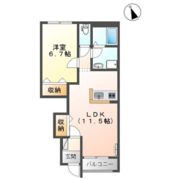 フィオーレ新開の間取り画像