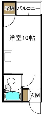 樫の木ハイツの間取り画像