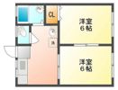スカイハイツ A棟の間取り画像