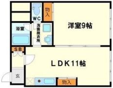 グランヴィ新大阪の間取り画像