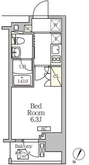ジオエント白金台の間取り画像