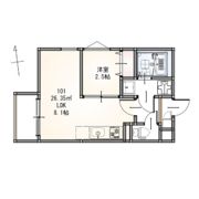 R-SMART仙台宮千代の間取り画像