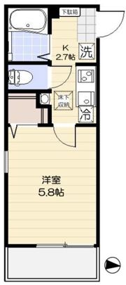エルカーサ平和台の間取り画像