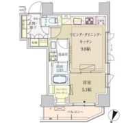 パークアクシス赤坂見附の間取り画像