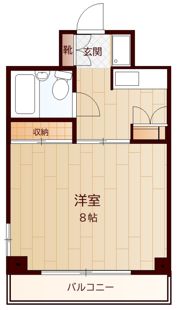 杉山マンションの間取り画像