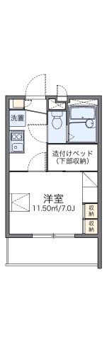 レオパレスゆうの間取り画像