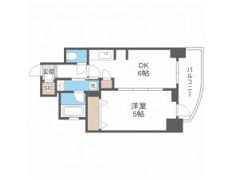 エステムコート北堀江Ⅱの間取り画像
